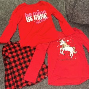 4T long sleeve shirts all together